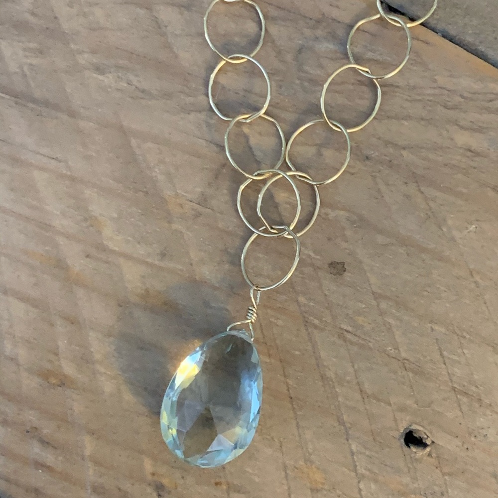 Green Amethyst necklace